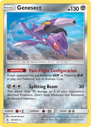 Genesect - SM - Unbroken Bonds #127