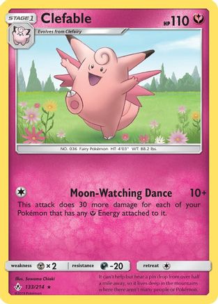 Clefable - SM - Unbroken Bonds #133