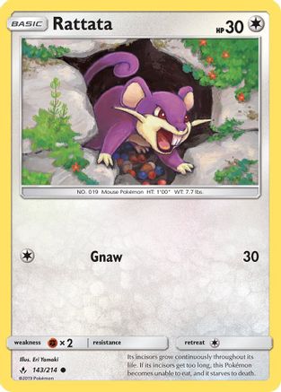 Rattata - SM - Unbroken Bonds #143