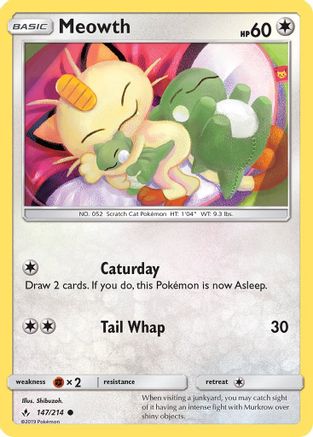 Meowth - SM - Unbroken Bonds #147
