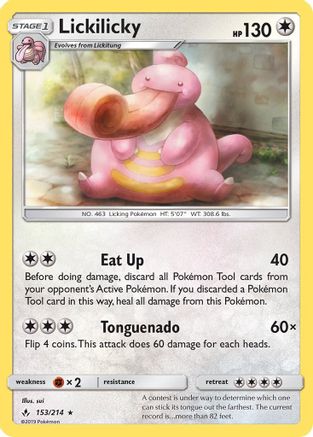 Lickilicky - SM - Unbroken Bonds #153