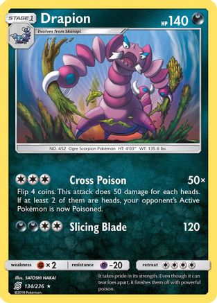 Drapion - SM - Unified Minds #134