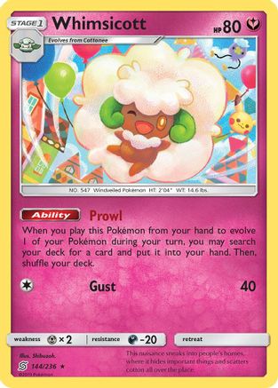Whimsicott - SM - Unified Minds #144