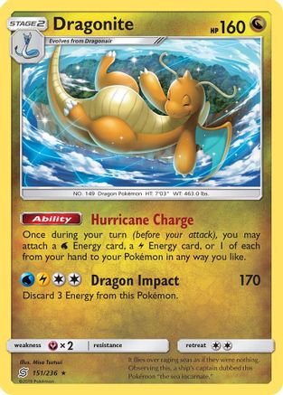 Dragonite - SM - Unified Minds #151