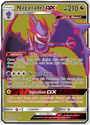 Naganadel GX (Full Art) - SM - Unified Minds #230