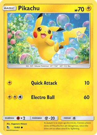 Pikachu - Hidden Fates #19