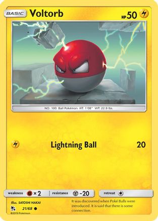 Voltorb - Hidden Fates #21