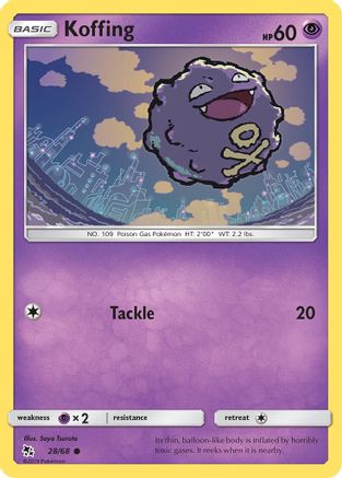 Koffing - Hidden Fates #28