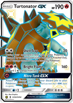 Turtonator GX - Hidden Fates: Shiny Vault #SV52