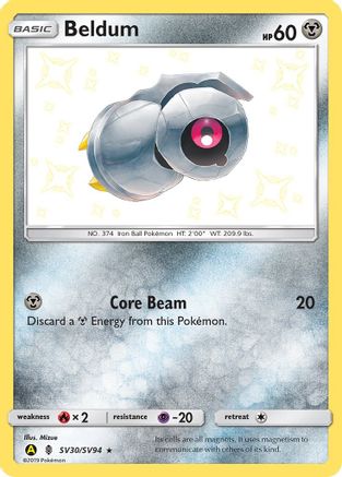 Beldum - Hidden Fates: Shiny Vault #SV30