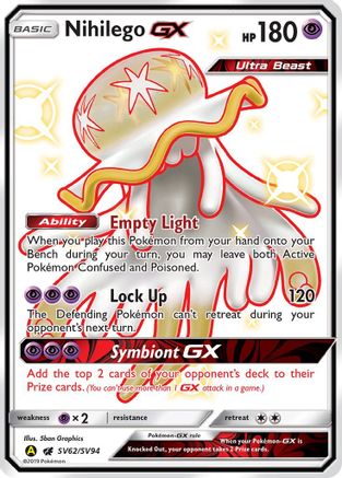 Nihilego GX - Hidden Fates: Shiny Vault #SV62