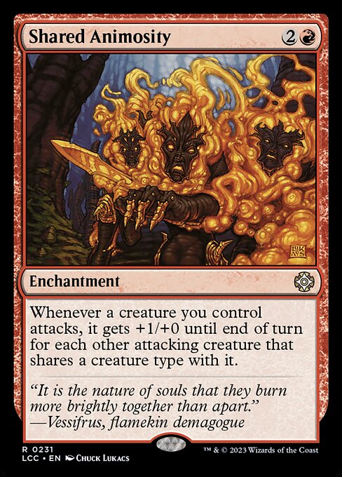 Shared Animosity - lcc The Lost Caverns of Ixalan Commander - #231