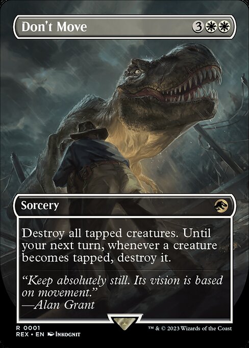 Don't Move - rex Jurassic World Collection - #1