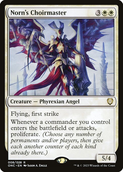 Norn's Choirmaster - onc Phyrexia: All Will Be One Commander - #8