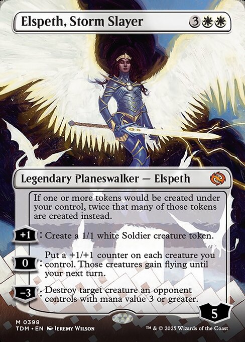 Elspeth, Storm Slayer - tdm Tarkir: Dragonstorm - #398