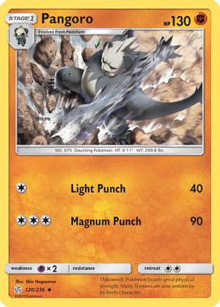 Pangoro - SM - Cosmic Eclipse #120