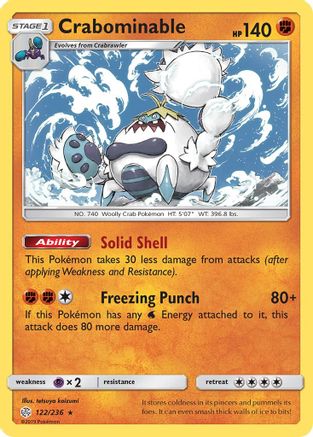 Crabominable - SM - Cosmic Eclipse #122
