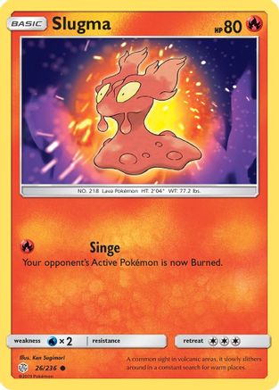 Slugma - SM - Cosmic Eclipse #26