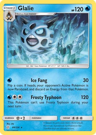 Glalie - SM - Cosmic Eclipse #48