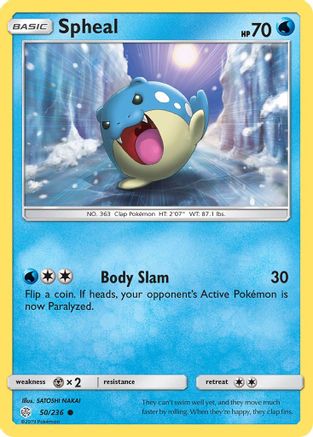 Spheal - 50/236 - SM - Cosmic Eclipse #50