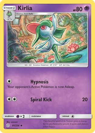 Kirlia - SM - Cosmic Eclipse #81