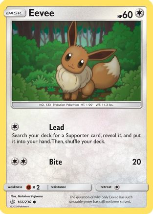 Eevee - 166/236 - SM - Cosmic Eclipse #166