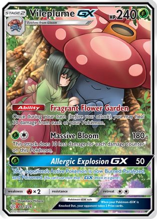 Vileplume GX (Full Art) - SM - Cosmic Eclipse #211