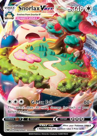 Snorlax VMAX - SWSH01: Sword & Shield Base Set #142