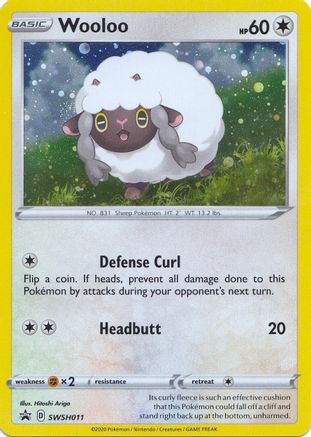 Wooloo - SWSH011 - SWSH: Sword & Shield Promo Cards #SWSH011