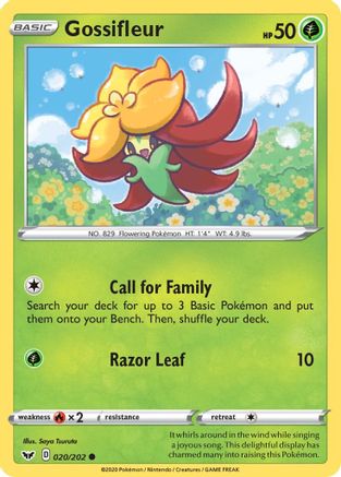 Gossifleur - SWSH01: Sword & Shield Base Set #020