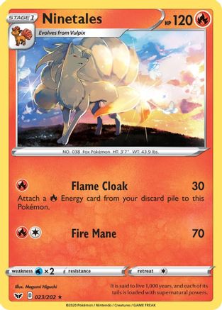 Ninetales - SWSH01: Sword & Shield Base Set #023