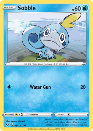 Sobble (054) - SWSH01: Sword & Shield Base Set #054