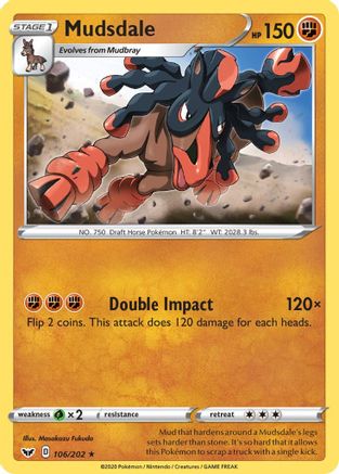 Mudsdale - SWSH01: Sword & Shield Base Set #106
