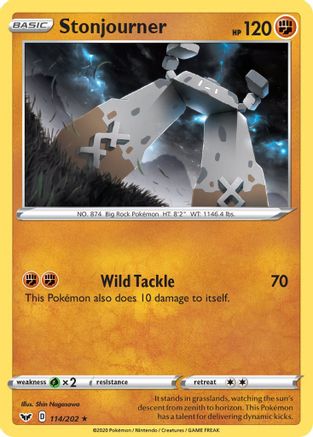 Stonjourner - SWSH01: Sword & Shield Base Set #114