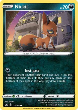 Nickit - SWSH01: Sword & Shield Base Set #125