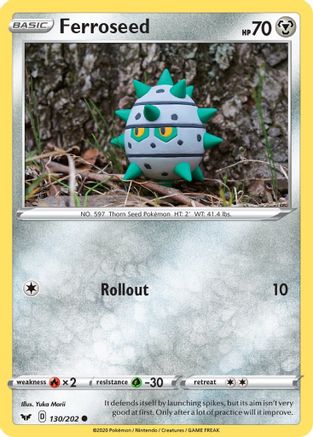 Ferroseed - SWSH01: Sword & Shield Base Set #130