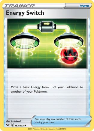 Energy Switch - SWSH01: Sword & Shield Base Set #162