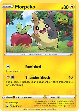 Morpeko - SWSH031 - SWSH: Sword & Shield Promo Cards #SWSH031
