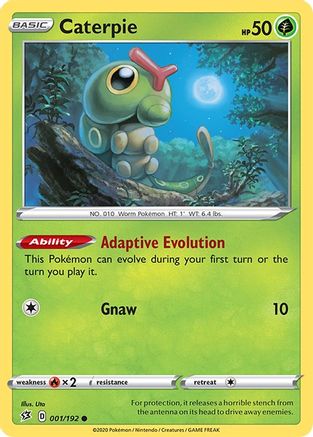 Caterpie - SWSH02: Rebel Clash #001
