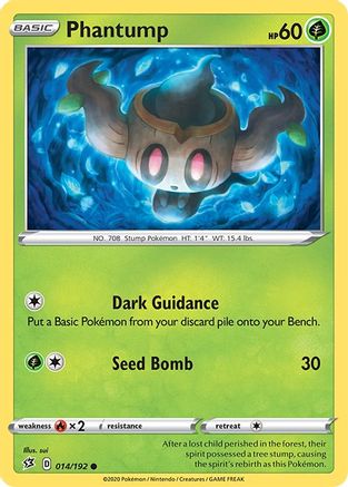 Phantump - SWSH02: Rebel Clash #014