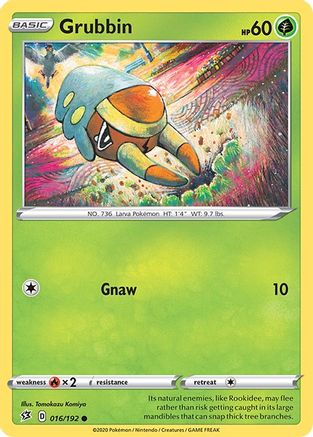 Grubbin - SWSH02: Rebel Clash #016