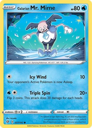 Galarian Mr. Mime - SWSH02: Rebel Clash #037