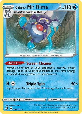 Galarian Mr. Rime - SWSH02: Rebel Clash #038
