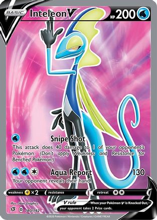 Inteleon V (Full Art) - SWSH02: Rebel Clash #180