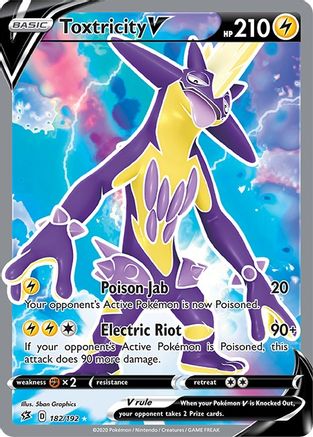 Toxtricity V (Full Art) - SWSH02: Rebel Clash #182
