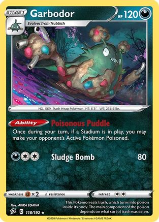Garbodor - SWSH02: Rebel Clash #118