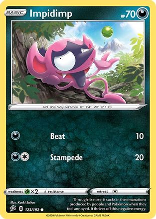Impidimp - SWSH02: Rebel Clash #123