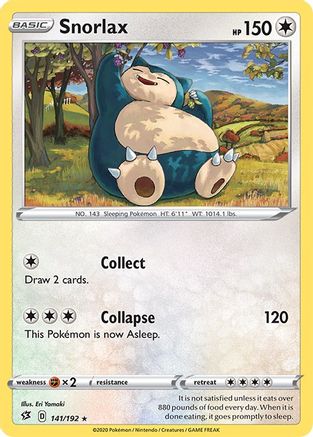 Snorlax - SWSH02: Rebel Clash #141
