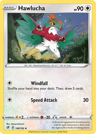 Hawlucha - SWSH02: Rebel Clash #148