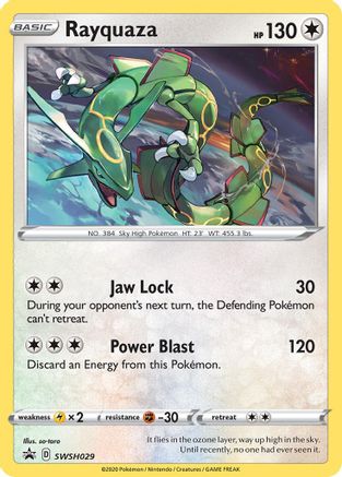 Rayquaza - SWSH029 - SWSH: Sword & Shield Promo Cards #SWSH029
